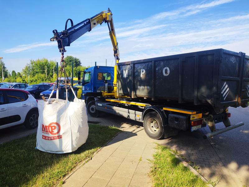 Zdjęcie na okładce dla MPO wywóz gruzu Białystok - kontenery na gruz, śmieci - worki na gruz Big Bag